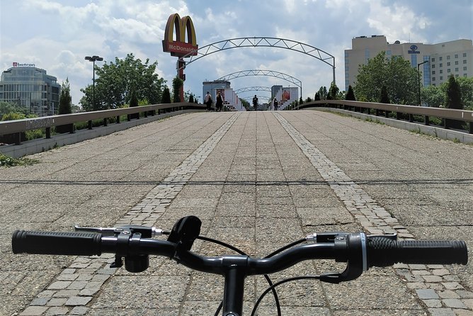 Adventure bike tours in Sofia - Lovers Bridge: a short final pause