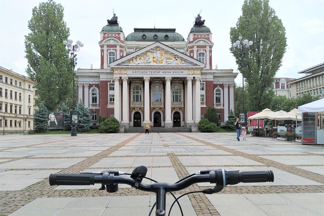 Adventure bike tours in Sofia - National Palace of Culture: a broad opening view