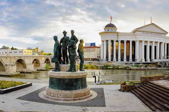 Day tour to Skopje, North Macedonia - Small Group - Macedonia Square and the city of statues