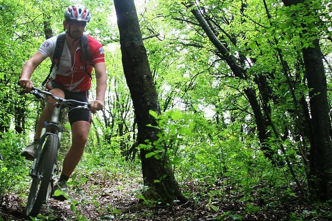 Private Mountain Biking in Vitosha from Sofia - Getting set up with the bike and helmet