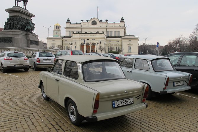 Sofia Communist History 2-Hour Tour in a Classic Trabant - National Palace of Culture and the 1300-year anniversary