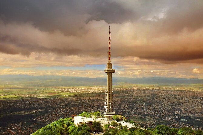 Sofia from the Top and Alexander Nevski Catherdral - A half-hour at Ozone Skybar